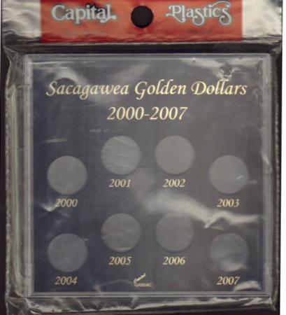 Capital Holder - Sacagawea Dollars 2000-2007