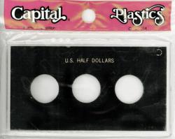 Capital Holder - U.S. Half Dollars (3 Holes, No Dates)