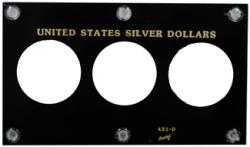 Capital Holder - U.S. Silver Dollars (3 Holes, No Dates)