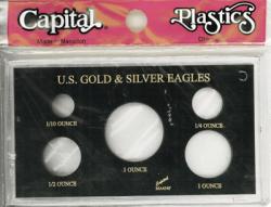 Capital Holder - Gold & Silver Eagles (5 Holes), Meteor