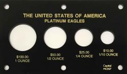Capital Holder - Platinum Eagles (100, 50, 25, 10), 3.5x6