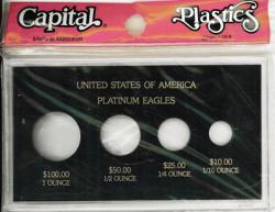 Capital Holder - Platinum Eagles (100, 50, 25, 10), Meteor
