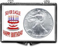 Edgar Marcus Snaplock Holder -- Birthday -- Cake -- Silver Eagle