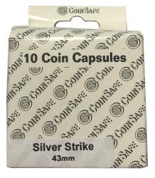 Coin Safe Capsule - Silver Strike Size - 10 pack