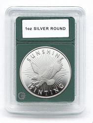 Coin World Premier Coin Holders -- 39 mm -- 1 oz Silver Rounds