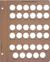 Dansco Replacement Page 8113-5: Jefferson Nickels w/ Proof (1990-S to 2002-P)