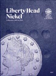 Whitman Folder 9007: Liberty Head Nickels, 1883-1912