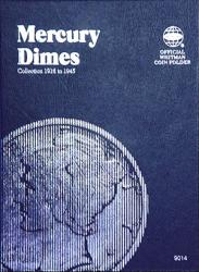 Whitman Folder 9014: Mercury Dimes, 1916-1945