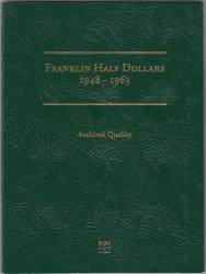 Littleton Folder LCF09: Franklin Half Dollars, 1948-1963