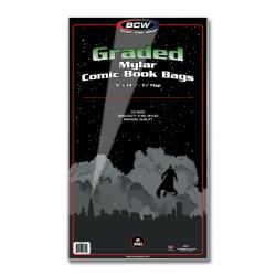 BCW Mylar Graded Comic Book Bags (2 mil) -- Pack of 25