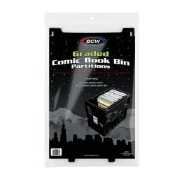 BCW Graded Comic Book Bin Extra Partitions (3-Pack)