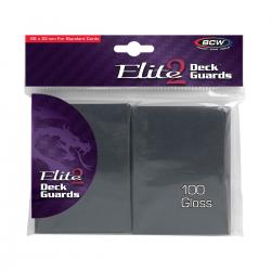 BCW Elite2 Glossy Deck Guards -- Cool Gray