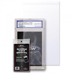 BCW Resealable Bags for Graded Cards/GSAs -- 3 3/4 x 5 1/2