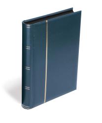 Lighthouse Comfort Stockbook -- 9 x 12 -- 64 Black 2-Pocket Pages -- Blue