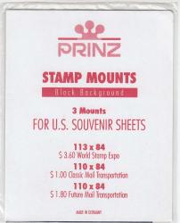 Prinz/Scott Stamp Mounts: WSE Souvenir Sheets