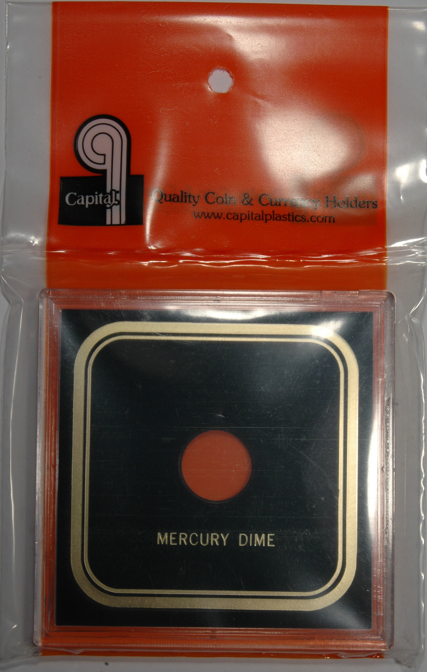 Mercury Dime Black Capital  2x2 Coin Holder 