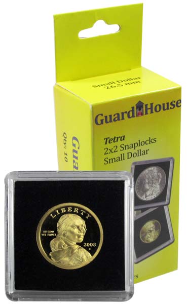 Gold Eagle Storage Clear Display Case 10 Pack 2x2 Coin Snaplock Holder 1/4 oz 