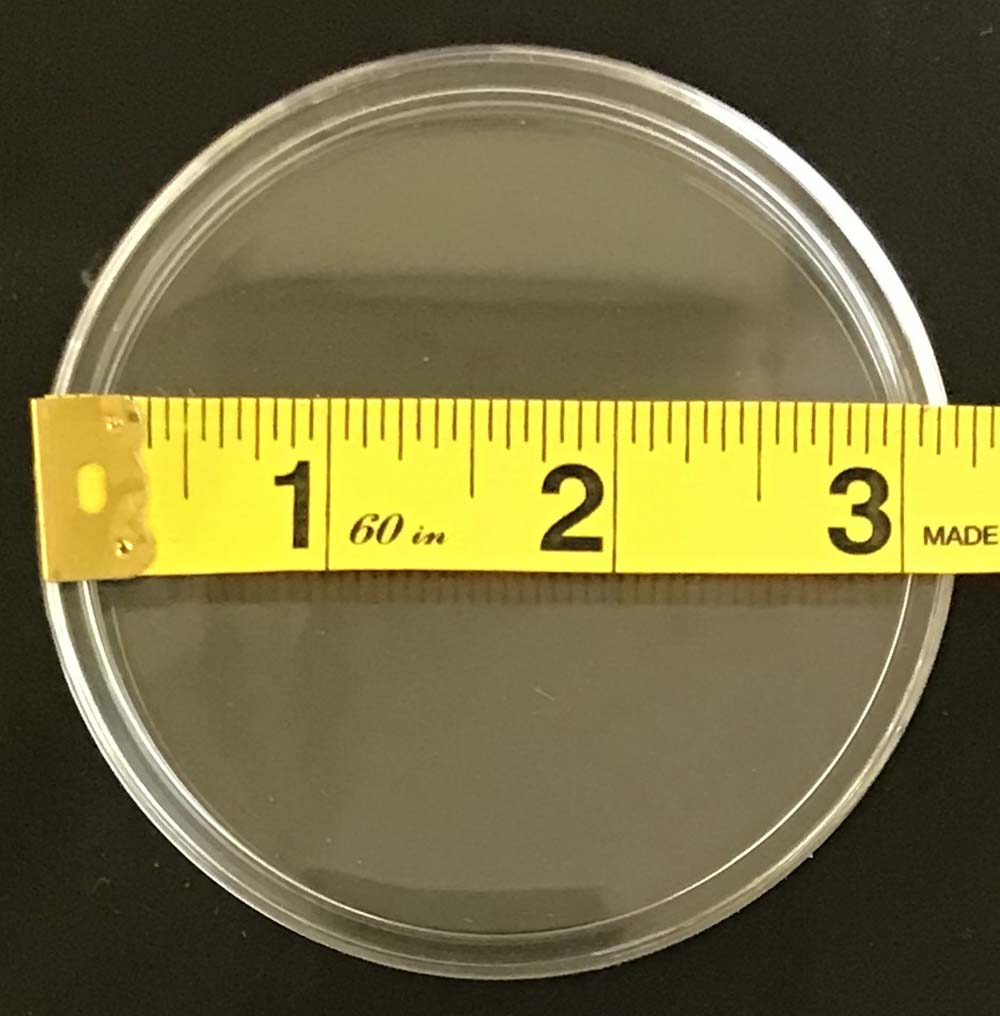 thumbnail image 2 of Air-Tite Challenge Coin Capsules – 44mm Direct Fit – 5 Pack – X1.75 – Clear Acrylic – Made USA 2 of 3