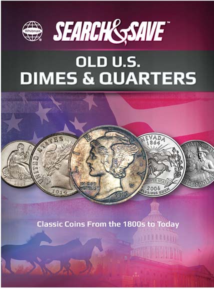 Whitman Album Cent Nickels Dimes Quarters Half Silver Dollar Collection COMBO
