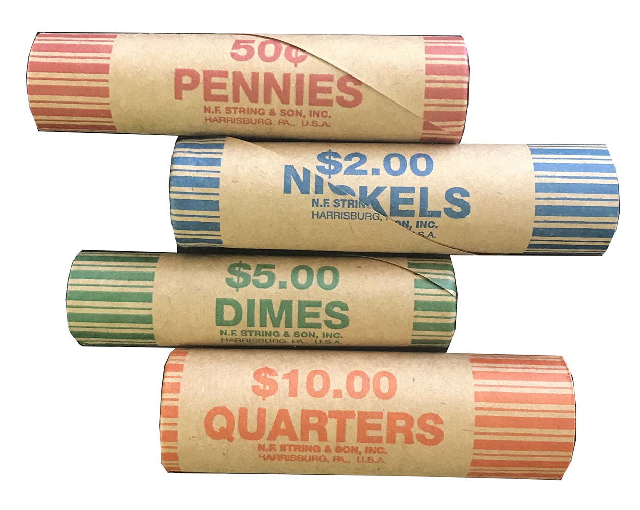 Preformed Coin Wrappers Assortment