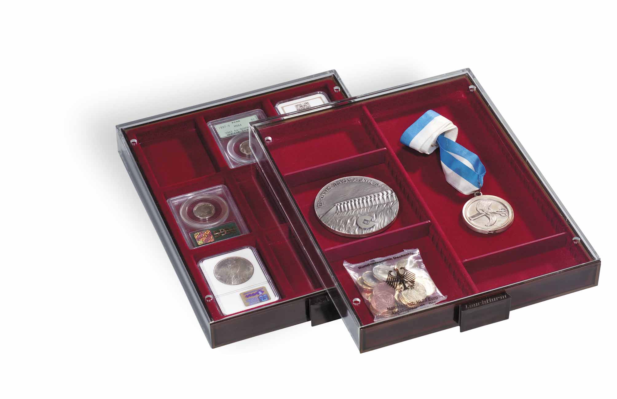 4004117185786 Lighthouse 335666 MBXL9USK Coin Box for up to 9 Slabs