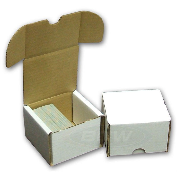 Mystery Box 20 Pack 500 Count Trading Card Storage Box Corrugated Cardboard... Sports Card Storage
