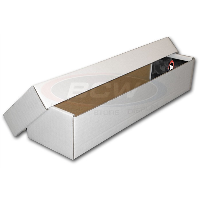 thumbnail image 2 of BCW Trading Card Coin Slab Storage Box – Holds 300 Slabs, Hinged Lid, Cardboard, USA Made 2 of 6
