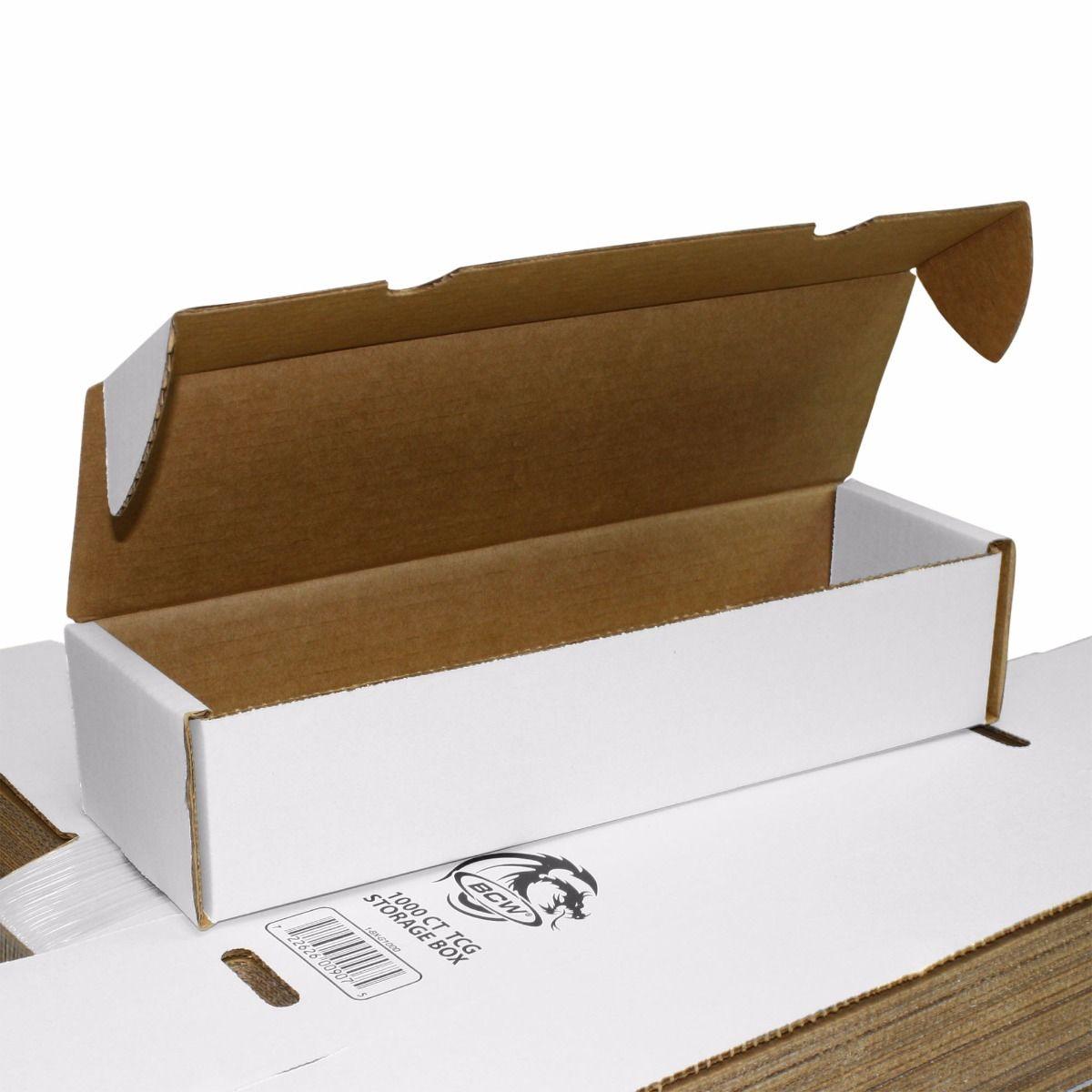BCW 800-Count Trading Card Storage Box – Pack Of 100 (Woodhaven Trading Firm)