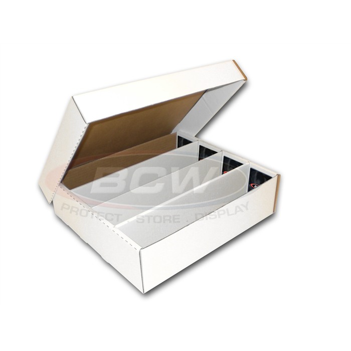 2 BCW 800 COUNT Corrugated Cardboard Storage Box Sports/Pokemon/Trading Card 