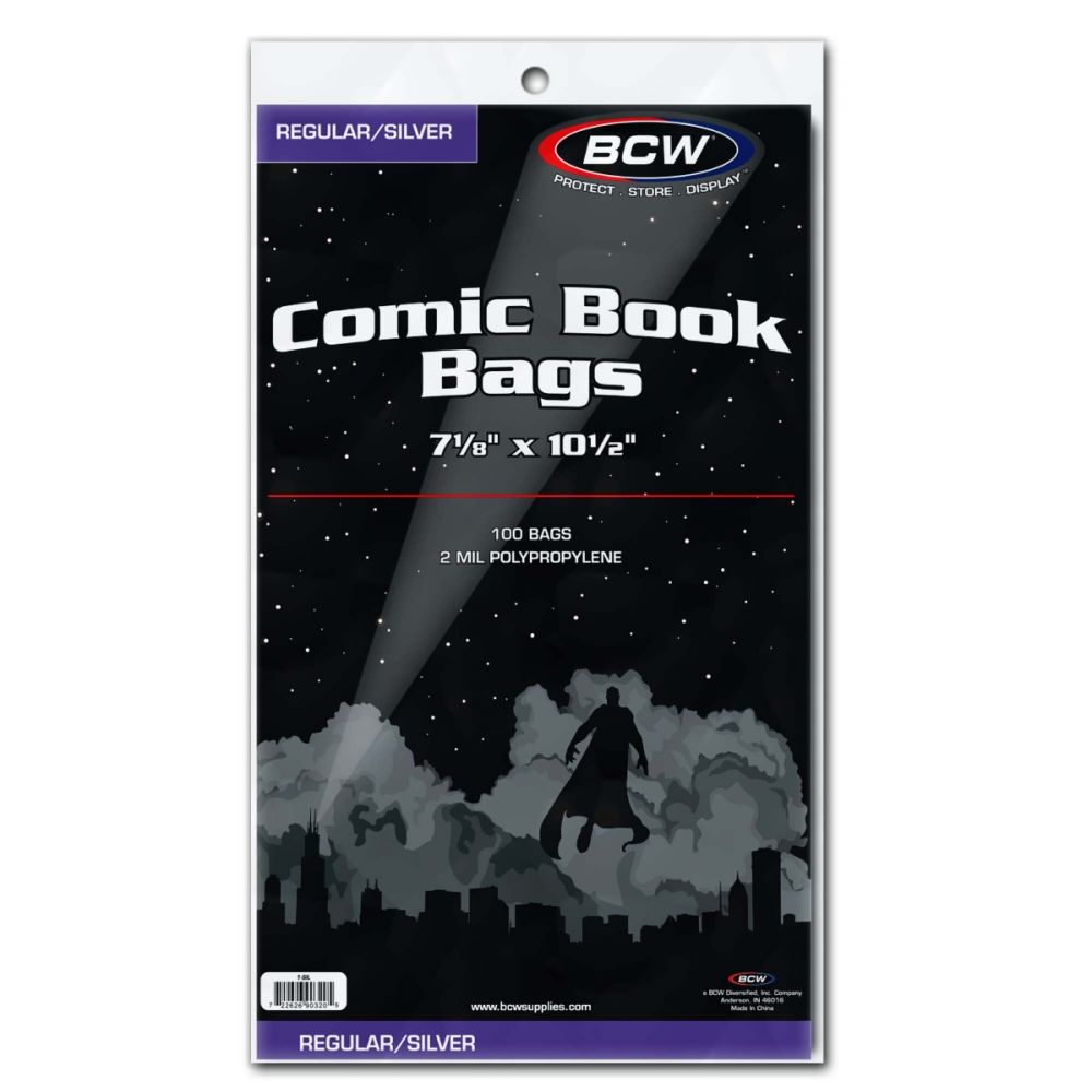 thumbnail image 2 of BCW Silver Comic Book Bags And Backing Boards – 25 Pack Acid Free (2022) 2 of 3