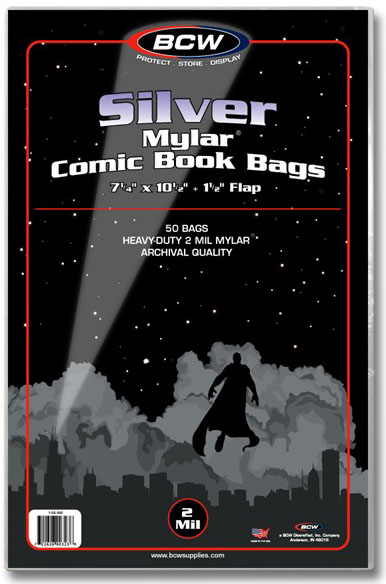 Mylar Comic Bags - 4 Mil  Shop Current Comic Mylar Bags - BCW Supplies