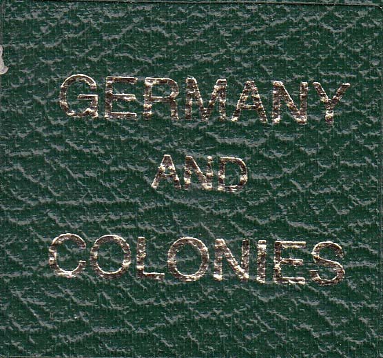 Scott LB??? Specialty Series Green Binder Label Germany and Colonies