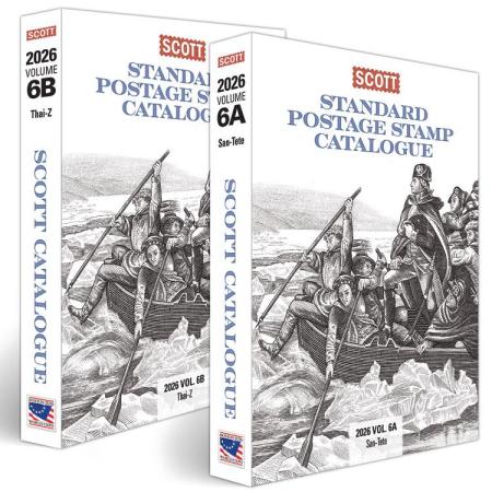 2026 Scott Standard Postage Stamp Catalogue, Volume 6 (Countries San-Z)