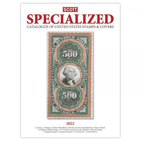 2022 Scott Standard Postage Stamp Catalogue, US Specialized