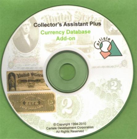 Collector's Assistant -- US Currency Database (add-on)