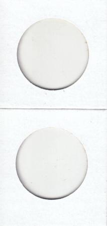 Cowens Cardboard 1.5" x 1.5" Mini Coin Flips - Nickels (100 Count)
