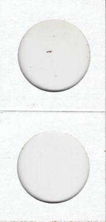 Cowens Cardboard 1.5" x 1.5" Mini Coin Flips - Quarters (100 Count)