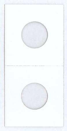 HECO Mylar Cardboard Flips - 2x2 - Cent Size