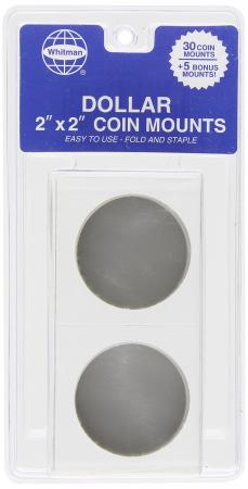Whitman 2x2 Coin Mounts -- Retail Pack of 30 -- Large Dollar Size