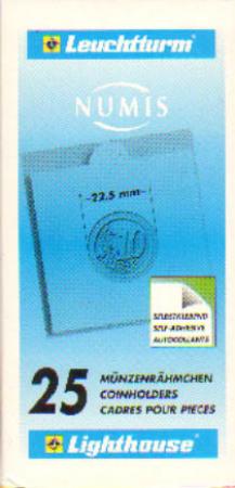 thumbnail image 2 of 25 Lighthouse 2x2 Self-Adhesive Coin Holders For Half Dollars - 35mm Cardboard Protectors 2 of 13