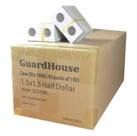 Guardhouse Paper Coin Flips - 1.5x1.5 - Half Dollar Size