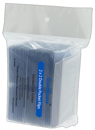 Guardhouse Archival Vinyl 2x2 Coin Flips -- Pack of 100 (with Inserts)