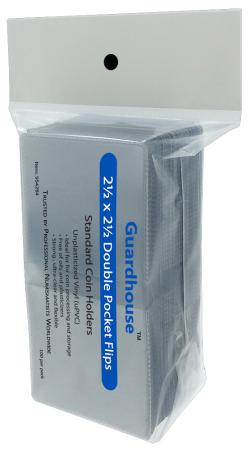 Guardhouse Archival Vinyl 2.5x2.5 Coin Flips -- Pack of 100