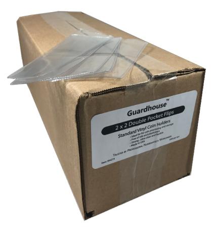 Guardhouse Soft Vinyl 2x2 Coin Flips -- Box of 1000