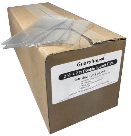 Guardhouse Soft Vinyl 2.5x2.5 Coin Flips -- Box of 1000