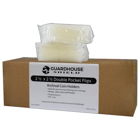 Guardhouse Shield 2.5x2.5 Polypropylene Flips -- Box of 1000