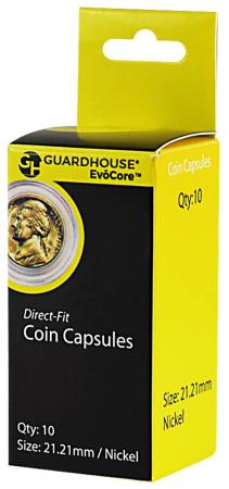 Guardhouse Capsules - Direct Fit - 21mm (Nickel) -- Pack of 10