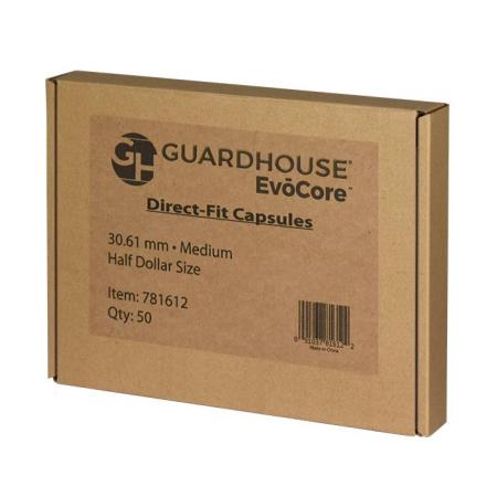 Guardhouse Capsules - Direct Fit - 30.6mm (Half Dollar) -- Bulk Box of 50
