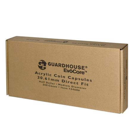 Guardhouse Capsules - Direct Fit - 30.6mm (Half Dollar) -- Bulk Box of 250