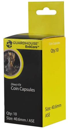 Guardhouse Capsules - Direct Fit - 40.6mm (Silver Eagle) -- Pack of 10